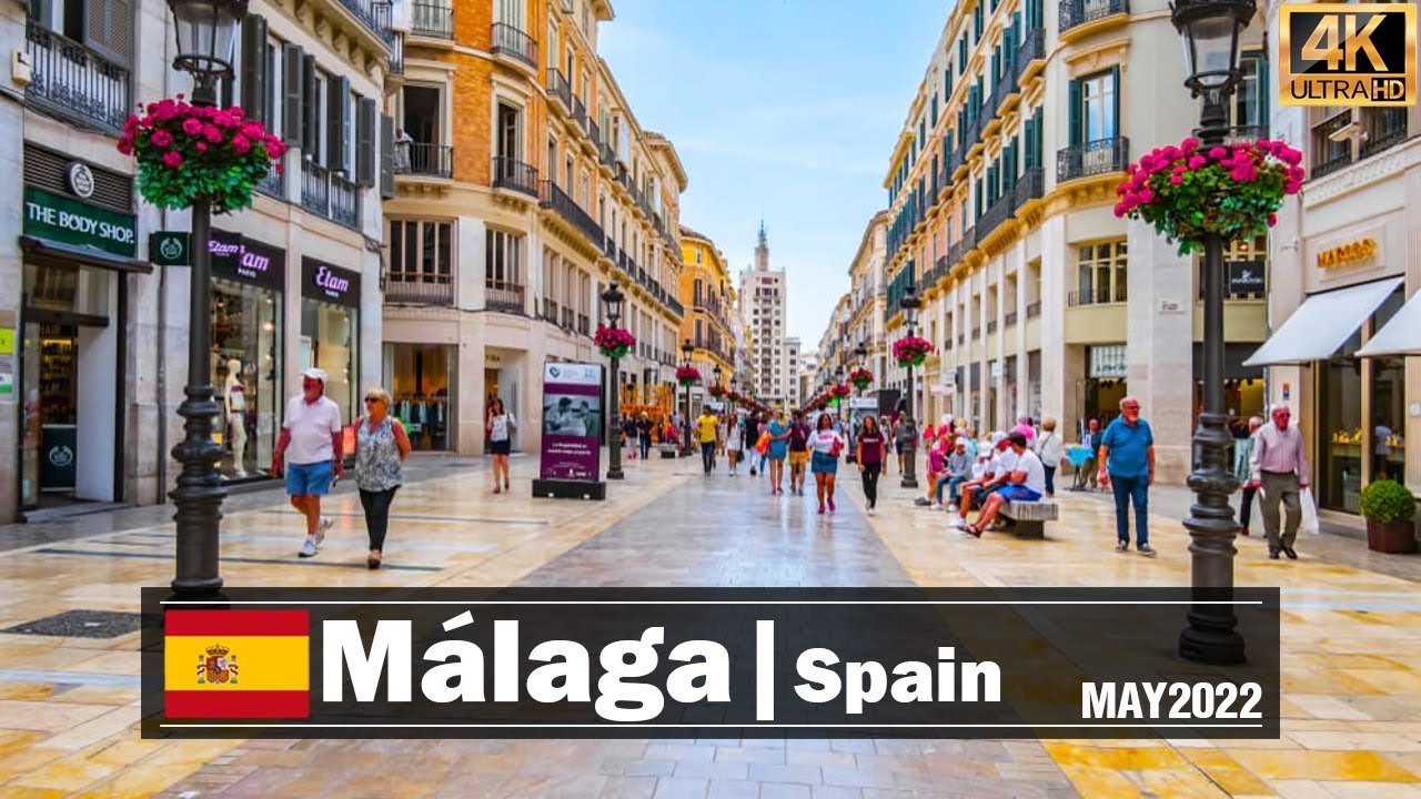 Málaga walk around | travel Guide | spain | city center | May 2022