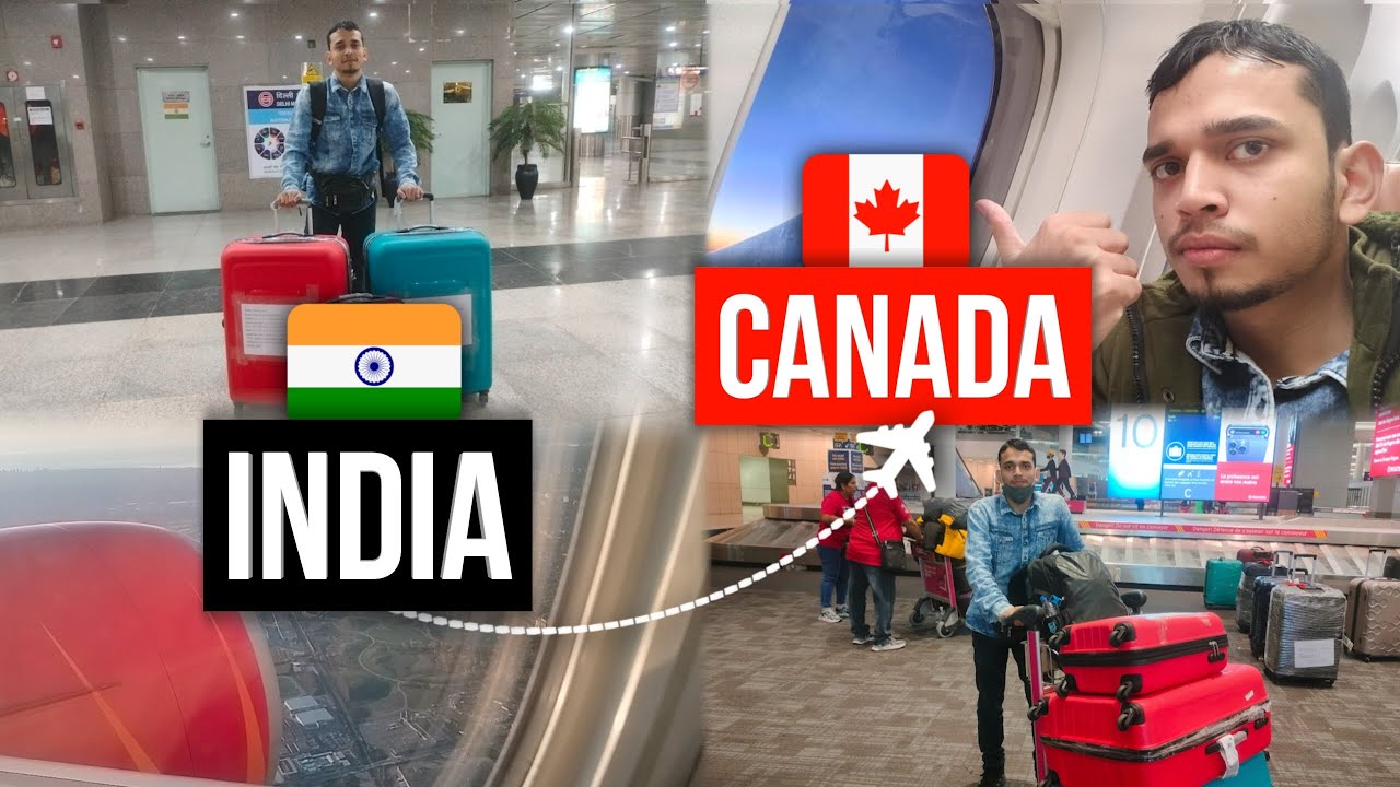 ✈️ INDIA TO CANADA VLOG & ULTIMATE TRAVEL GUIDE for International StudentAir India Direct Flight
