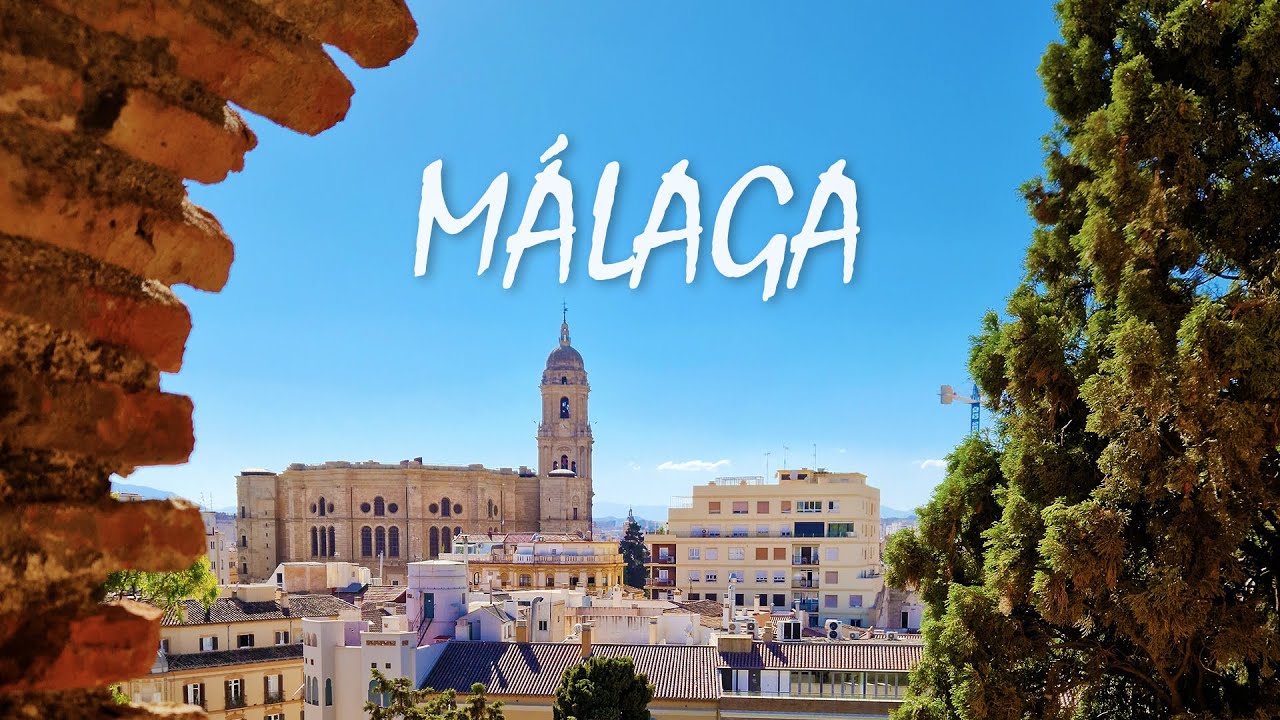 Malaga Walking Tour Guide, Andalucía, Spain 2022 [4k]
