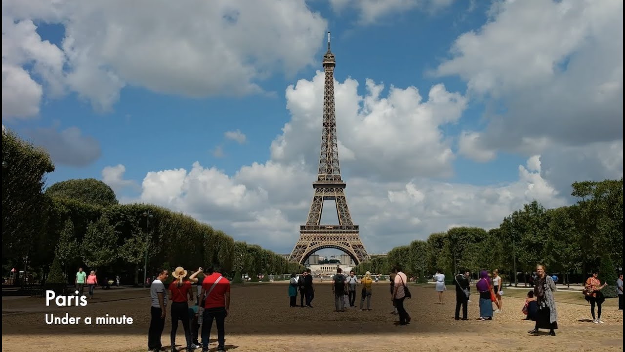 Paris in under a minute. A quick bit size Travel Guide to the sights of Paris.