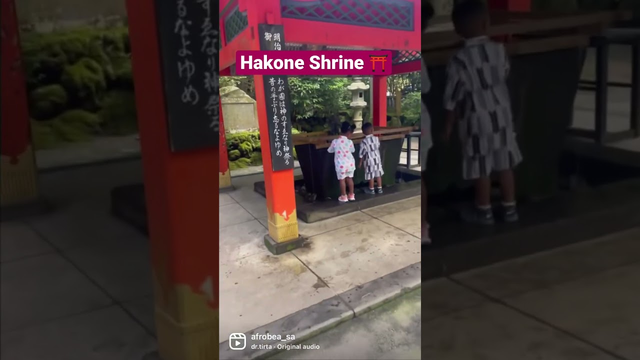 Hakone Shrine ⛩️🇯🇵 Easy travel guide! #japantravel #travelguide #tourist