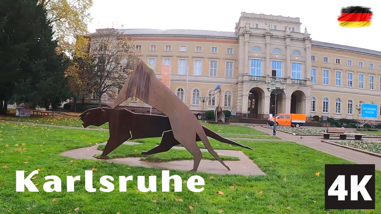 Naturkundemuseum Karlsruhe Walking Tour 2022 / travel guide / walk in the city 2022 🇩🇪