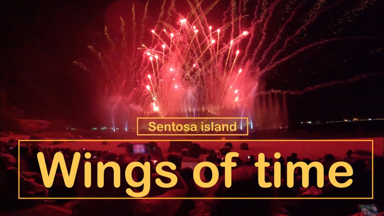Singapore 4k Wings of time Show Sentosa Island Travel Guide Vlog Things To Do on Vacation