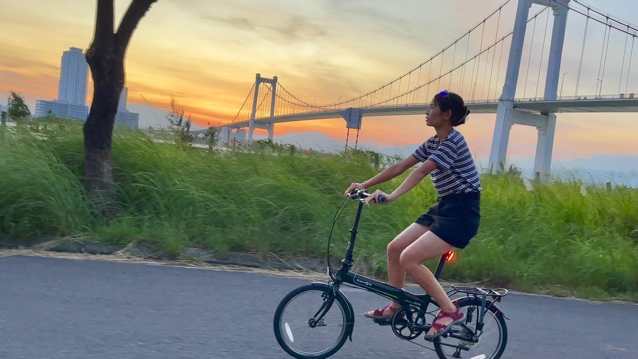 【🇻🇳 4K】Vietnam Virtual Tour - Da Nang Evening Bike Ride along Han River