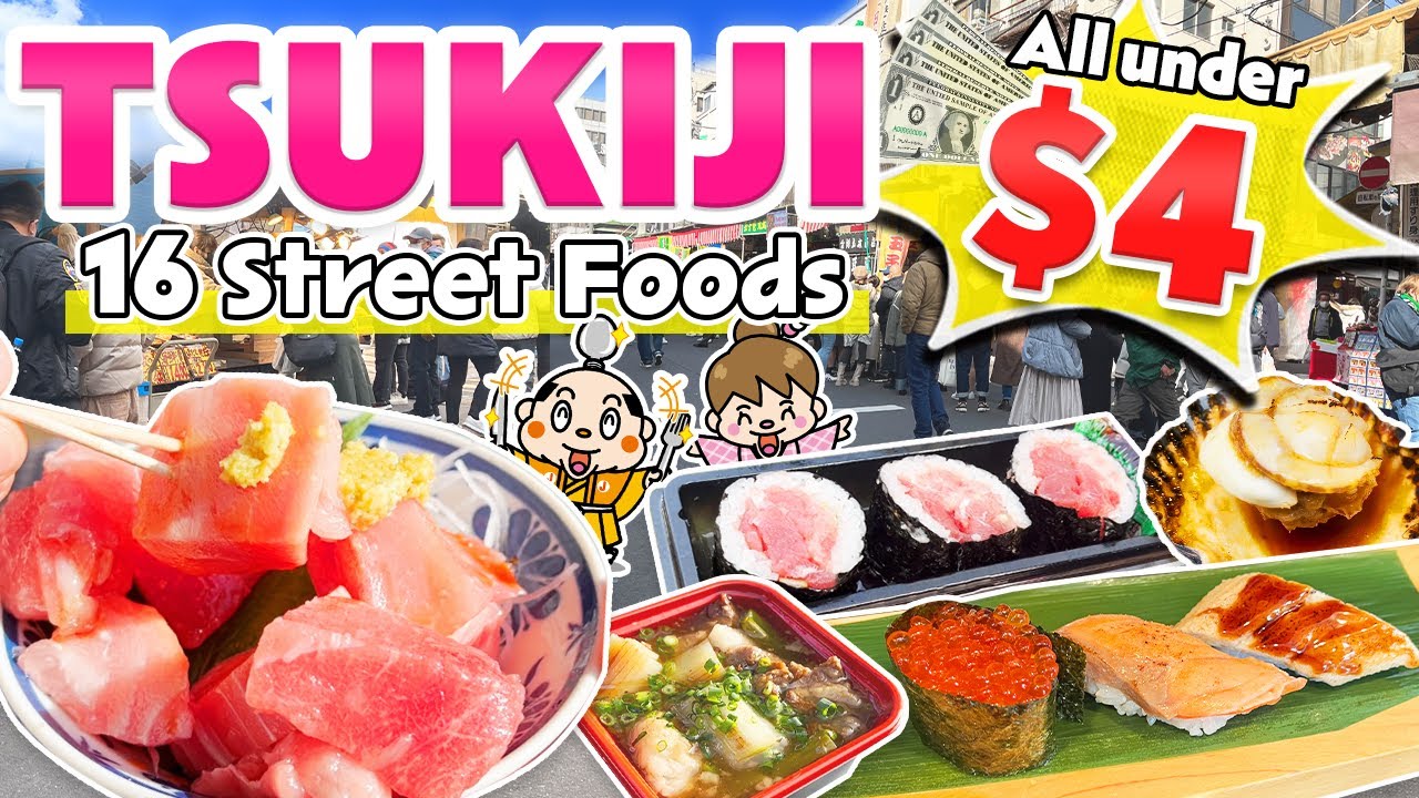 Tsukiji Fish Market Tokyo Street Food Tour / Japan / Budget Travel Tips